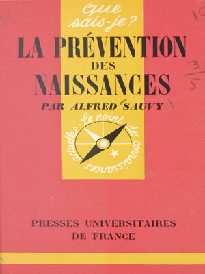 cover image of La prévention des naissances